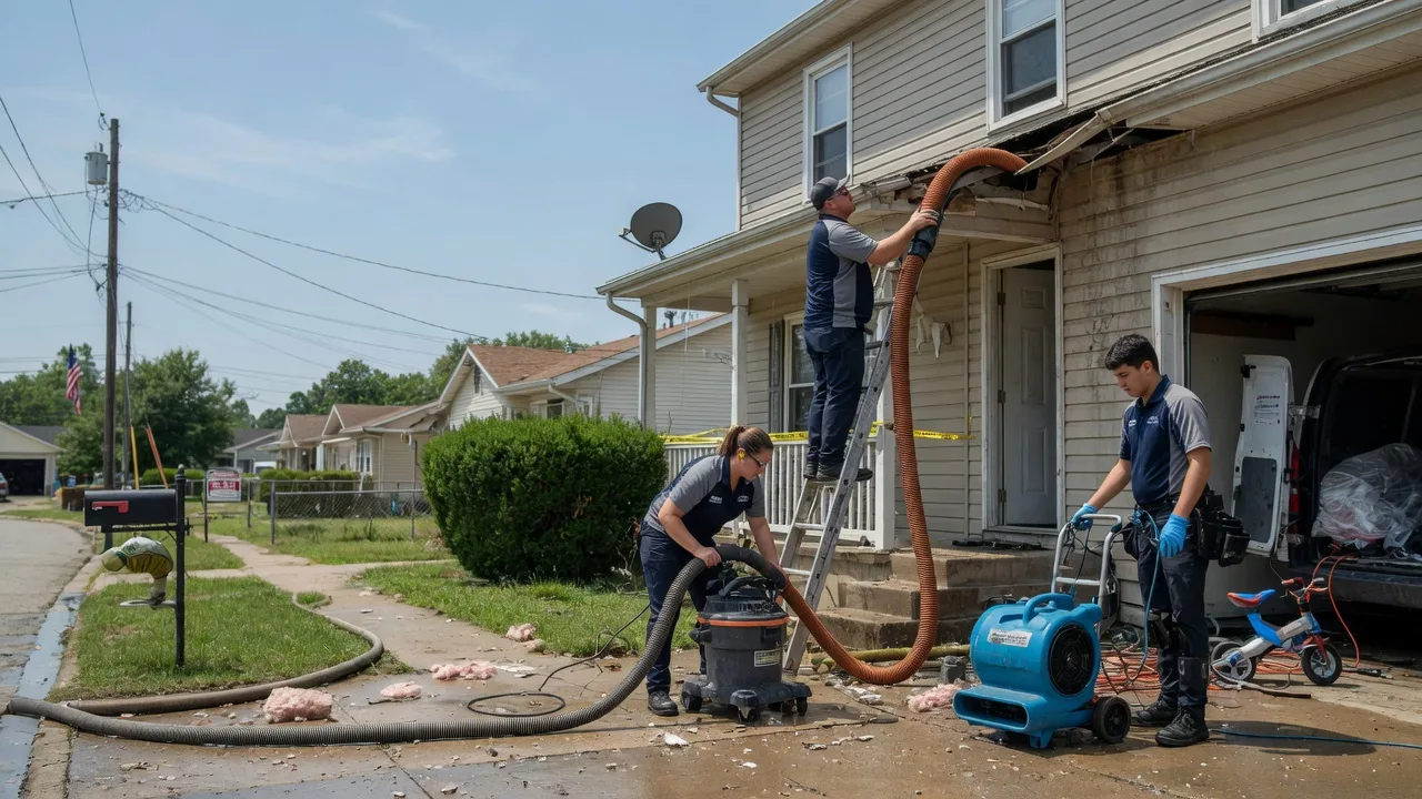 Water Damage Restoration in Fairmount, IL near me